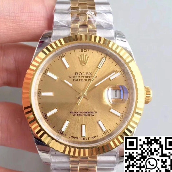 Factory Dial 116333 41MM Datejust Gold Yellow Rolex II EW 0210